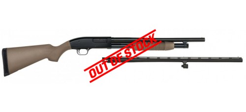 Mossberg Maverick Model 88 FDE Combo 12 Gauge 3" 28"/18.5" Barrel Pump Action Shotgun